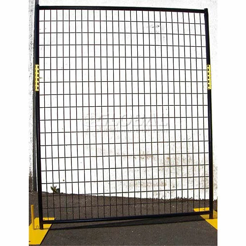 Jewett-Cameron Welded Wire Black Powder Coat Fence - 5'Wx6'H 12 Panel Kit 1 Jewett-Cameron Welded Wire Black Powder Coat Fence - 5'Wx6'H 12 Panel Kit