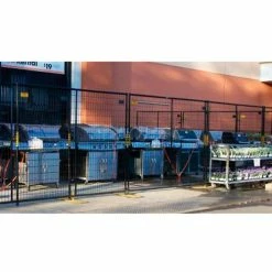 Jewett-Cameron Welded Wire Black Powder Coat Fence - 5'Wx6'H 8 Panel Kit 16 Jewett-Cameron Welded Wire Black Powder Coat Fence - 5'Wx6'H 8 Panel Kit -Insulation Sales Store 443098 02 3