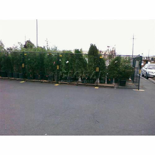 Jewett-Cameron Welded Wire Black Powder Coat Fence - 5'Wx6'H 12 Panel Kit 4 Jewett-Cameron Welded Wire Black Powder Coat Fence - 5'Wx6'H 12 Panel Kit - Image 4