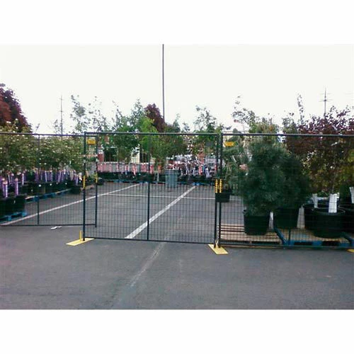 Jewett-Cameron Welded Wire Black Powder Coat Fence - 5'Wx6'H 8 Panel Kit 5 Jewett-Cameron Welded Wire Black Powder Coat Fence - 5'Wx6'H 8 Panel Kit - Image 5