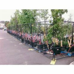 Jewett-Cameron Welded Wire Black Powder Coat Fence - 5'Wx6'H 12 Panel Kit -Insulation Sales Store 443098 05 1