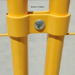 Jewett-Cameron Welded Wire Black Powder Coat Fence - 5'Wx6'H 4 Panel Kit -Insulation Sales Store 443098 07