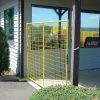 Jewett-Cameron Perimeter Patrol™ Welded Wire Yellow Powder Coat Fence - 7'6"Wx6'H 12 Panel Kit