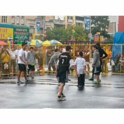 Jewett-Cameron Perimeter Patrol™ Welded Wire Yellow Powder Coat Fence - 7'6"Wx6'H 8 Panel Kit -Insulation Sales Store 443102 07 2