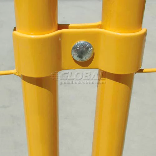 Jewett-Cameron Perimeter Patrol Welded Wire Yellow Powder Coat Fence - 7'6"Wx6'H 12 Panel Kit 10 Jewett-Cameron Perimeter Patrol Welded Wire Yellow Powder Coat Fence - 7'6"Wx6'H 12 Panel Kit - Image 10