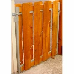 Adjust-A-Gate AG36-36 Original Series Adjustable Steel Gate Frame 2 Rail Kit 36-60"W x 36"H, Gray