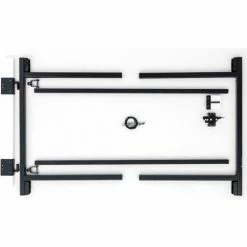 Adjust-A-Gate G60-36 Original Series Adjustable Steel Gate Frame 2 Rail Kit 60-96"W x 36"H, Gray