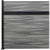 Infinity Euro Estate 6'W x 6'H Oxford Grey Aluminum/Composite Horizontal Fence Adder Section - SURFACE MOUNT