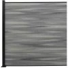 Infinity Euro Full Composite 6'Wx6'H Oxford Grey Aluminum/Composite Horizontal Fence Starter Section - SURFACE MT