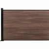 Infinity Euro Full Composite 6'W x4'H King Cedar Aluminum/Composite Horizontal Fence Adder Section - SURFACE MT