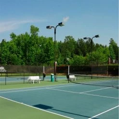 Xtarps, MN-TM-B1224, Tennis Court Wind Screen, 12'W x 24'L, Black