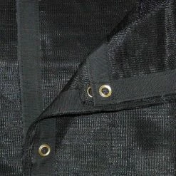 Xtarps, MN-TM-B1624, Tennis Court Wind Screen, 16'W x 24'L, Black -Insulation Sales Store MGP MN TM B1624 2