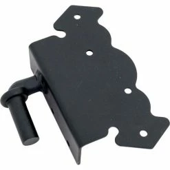 Infinity Euro Full Composite 4'W x 6'H Black Rose Aluminum/Composite Adjustable Single Gate Kit-IN GROUND ONLY -Insulation Sales Store POST HINGE 3