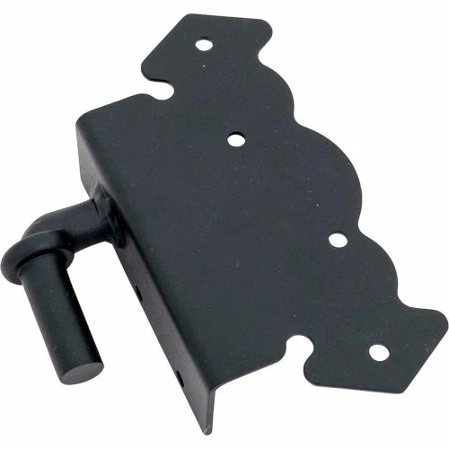 Infinity Euro Estate 4'W x 6'H Black Rose Aluminum/Composite Adjustable Single Fence Gate Kit - IN GROUND ONLY 7 Infinity Euro Estate 4'W x 6'H Black Rose Aluminum/Composite Adjustable Single Fence Gate Kit - IN GROUND ONLY - Image 7