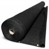 BOEN Privacy Netting W/Reinforced Grommets, 6' x 100', Black - PN-30059