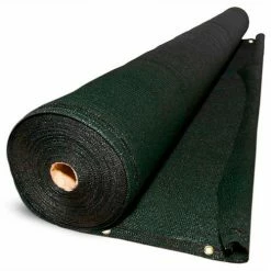 BOEN Privacy Netting W/Reinforced Grommets, 6' x 100', Green - PN-30061